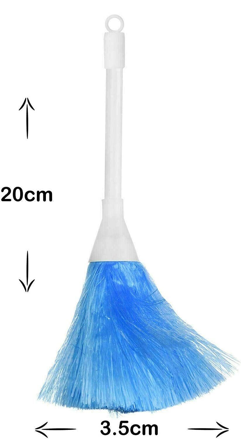 4x Mini Cleaning Duster Dust Magic Soft Cleaner Handle Feather Anti Static Small