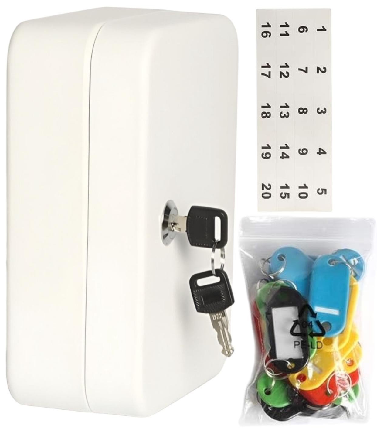 Combination Cabinet Safe Lock Metal 20 Key Wall Mounted Security Storage Box