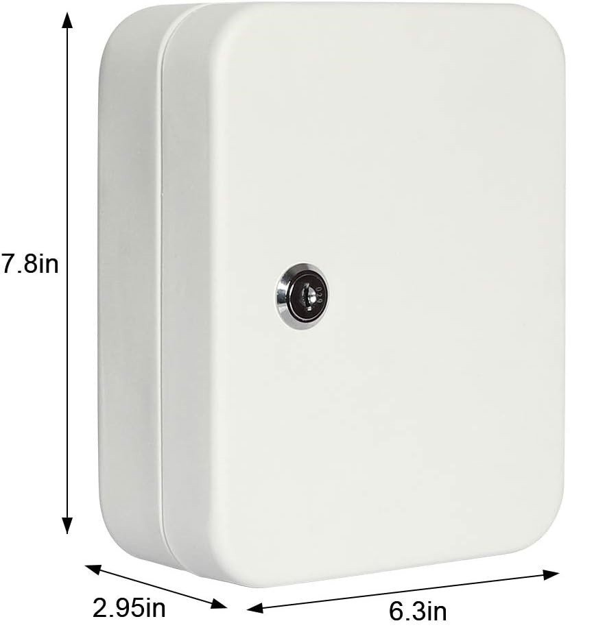 Combination Cabinet Safe Lock Metal 20 Key Wall Mounted Security Storage Box