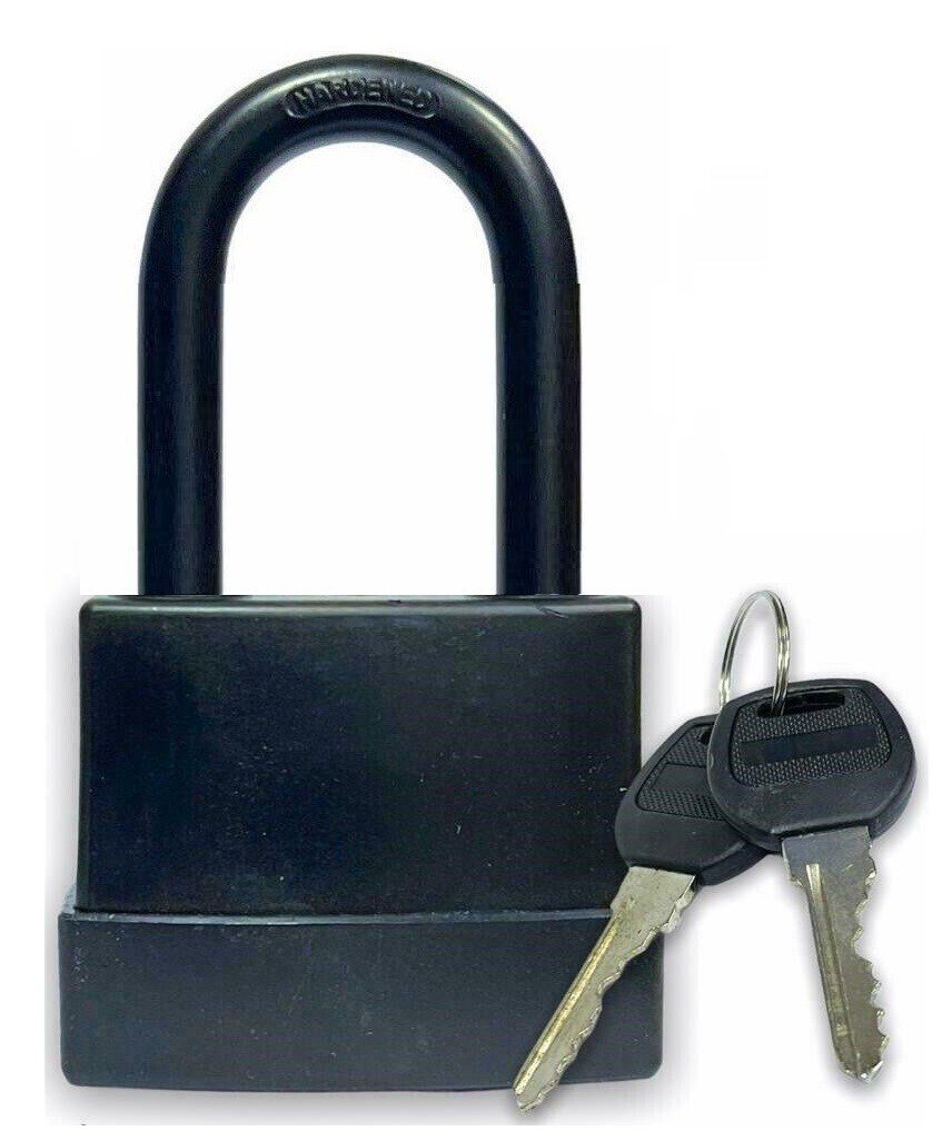 45MM Long Shackle HEAVY DUTY WATERPROOF STEEL OUTDOOR SECURITY PADLOCK LOCK 2Key