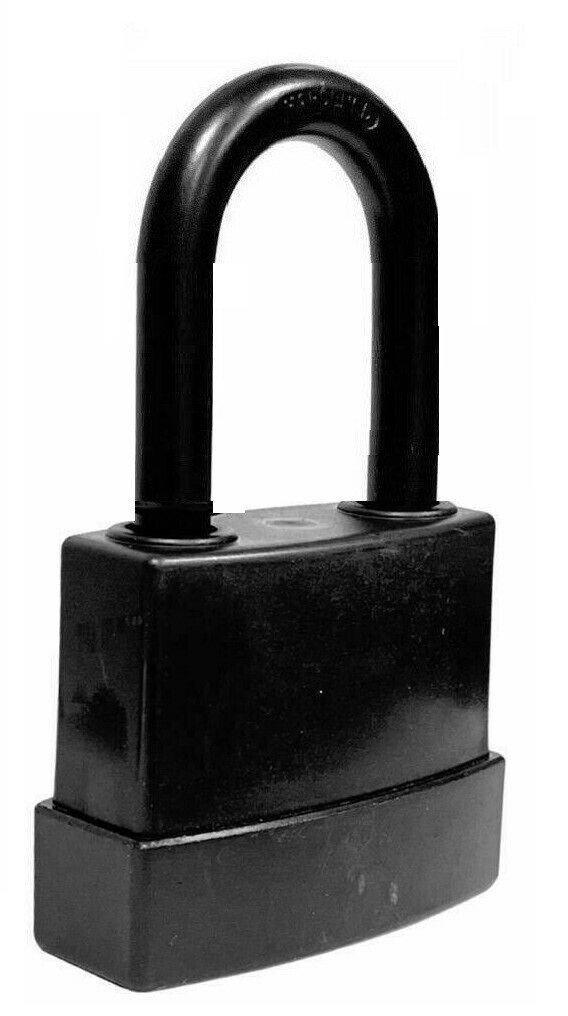 45MM Long Shackle HEAVY DUTY WATERPROOF STEEL OUTDOOR SECURITY PADLOCK LOCK 2Key