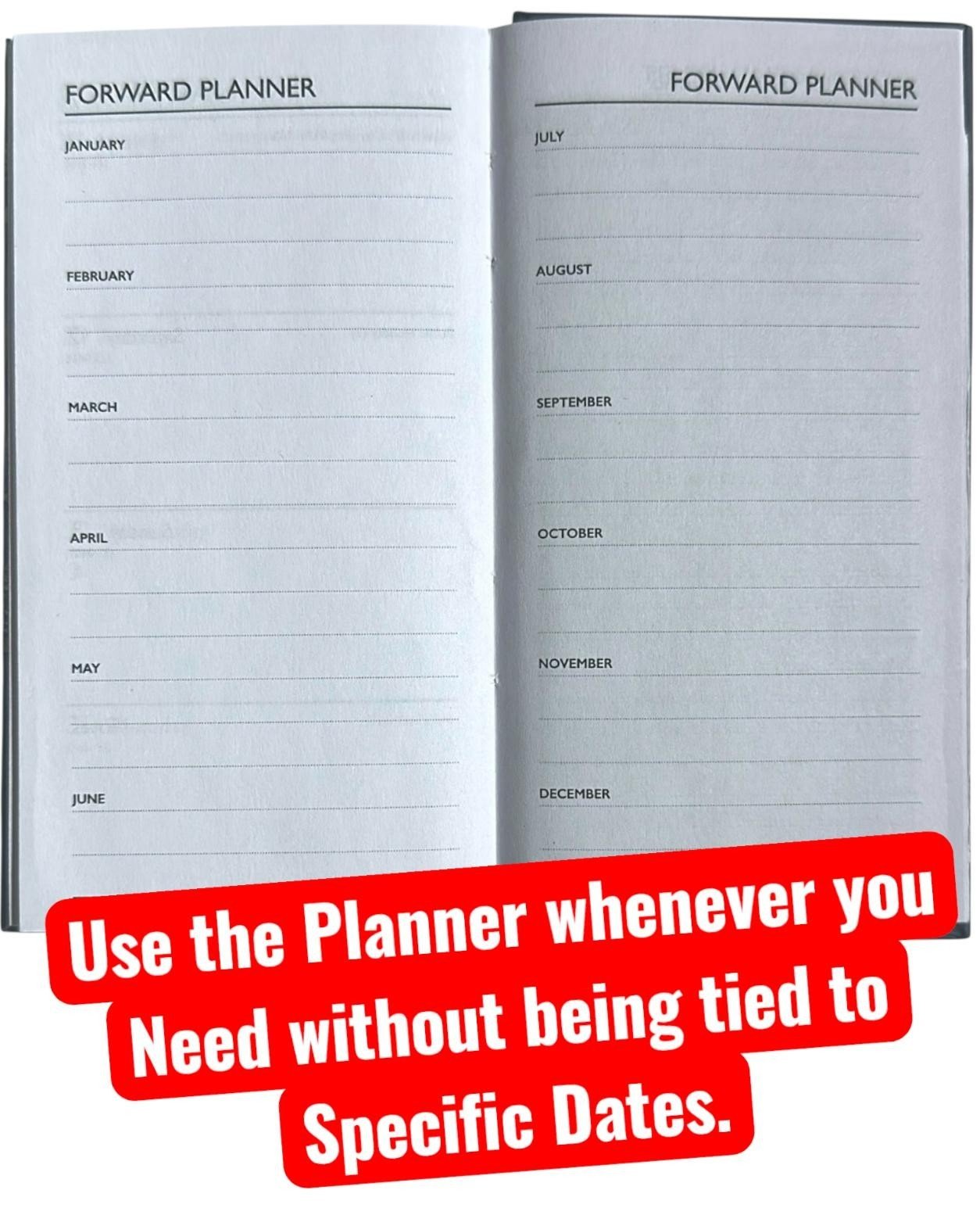 2026 Diary Slim Week to View Full Year Organiser Colorful Duck Diary Planner