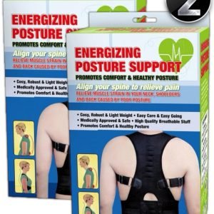 Neoprene Magnetic Posture Corrector Bad Back Lumbar Shoulder Support Belt Brace